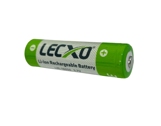 بطارية ليثيوم 3.7 فولت 3600مللي موديل 18650 أمبير Li-ion rechargeable battery button top head